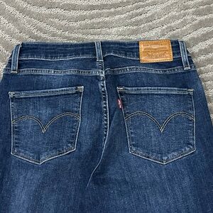 Levi high rise premium skinny jeans